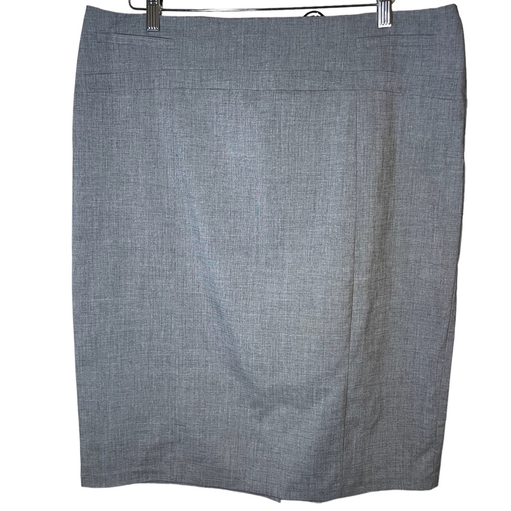 NY & Company Gray Pencil skirt Size 16